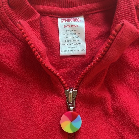 Gymboree Girls Sugar & Spice Christmas Fleece and Matching bodysuit. 6-12 mos. - Picture 5 of 8